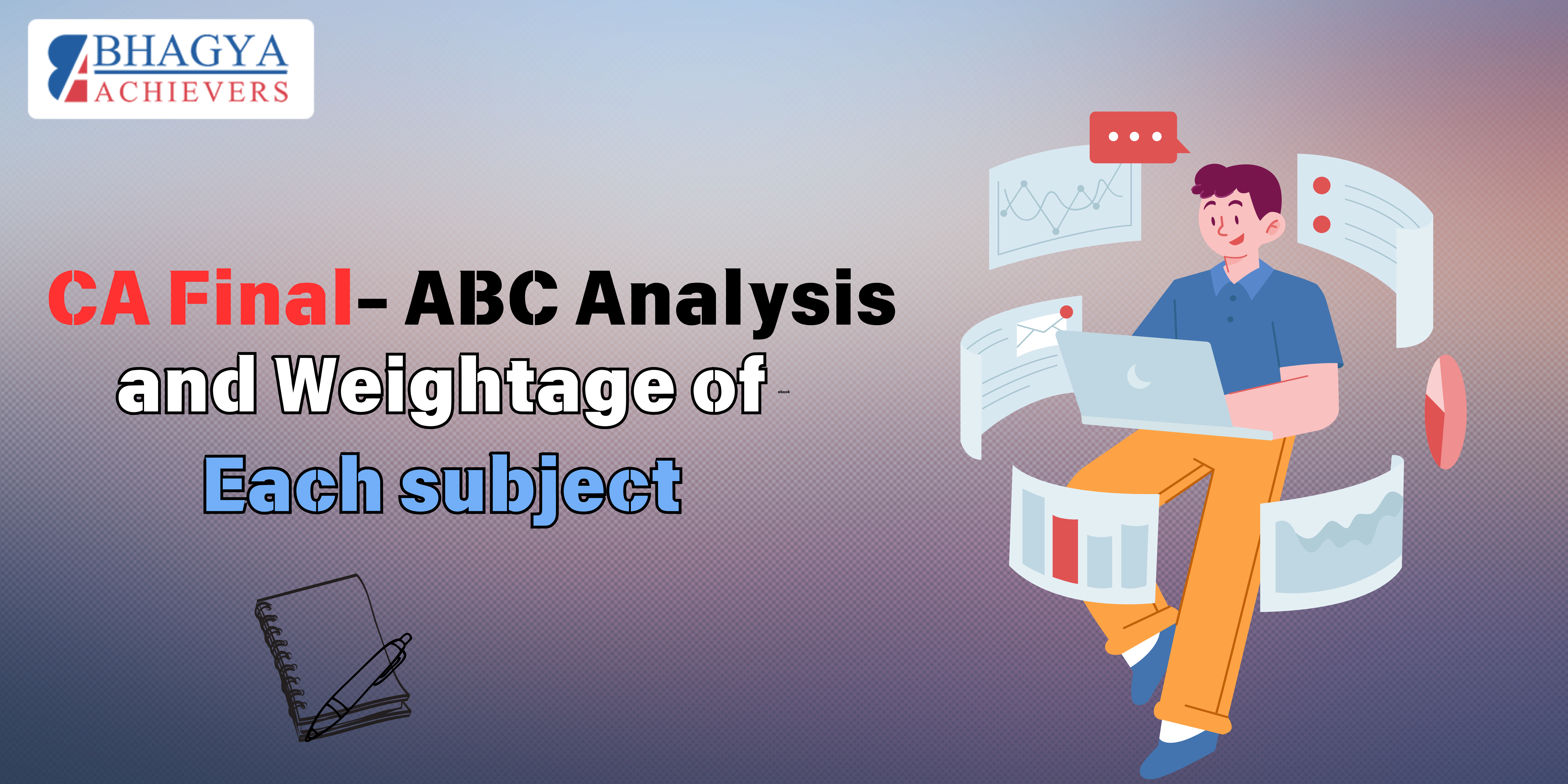 CA Final - ABC Analysis and Weightage of Each subject - Bhagya Achievers