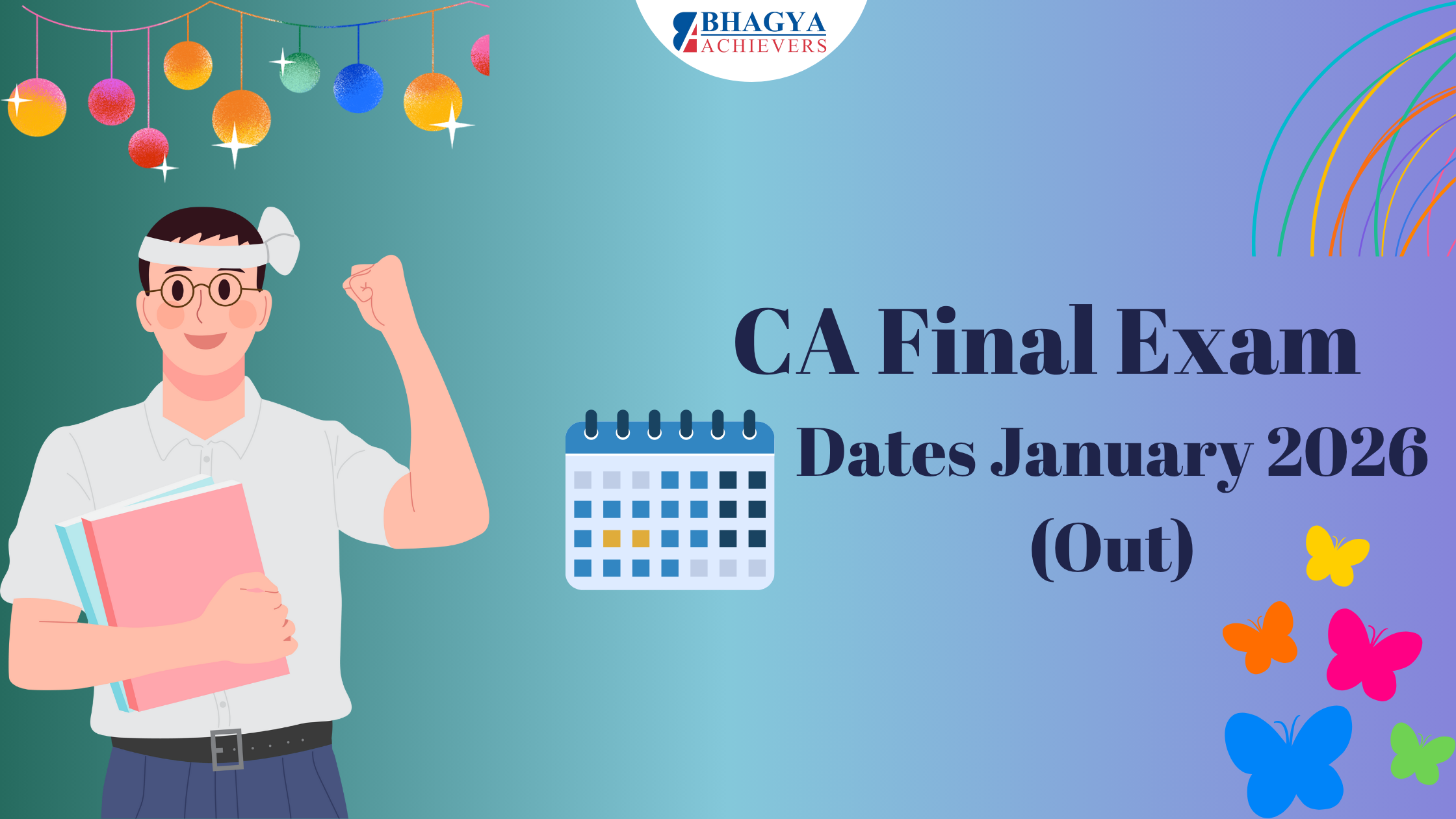 CA Final Exam dates September 2025: Out