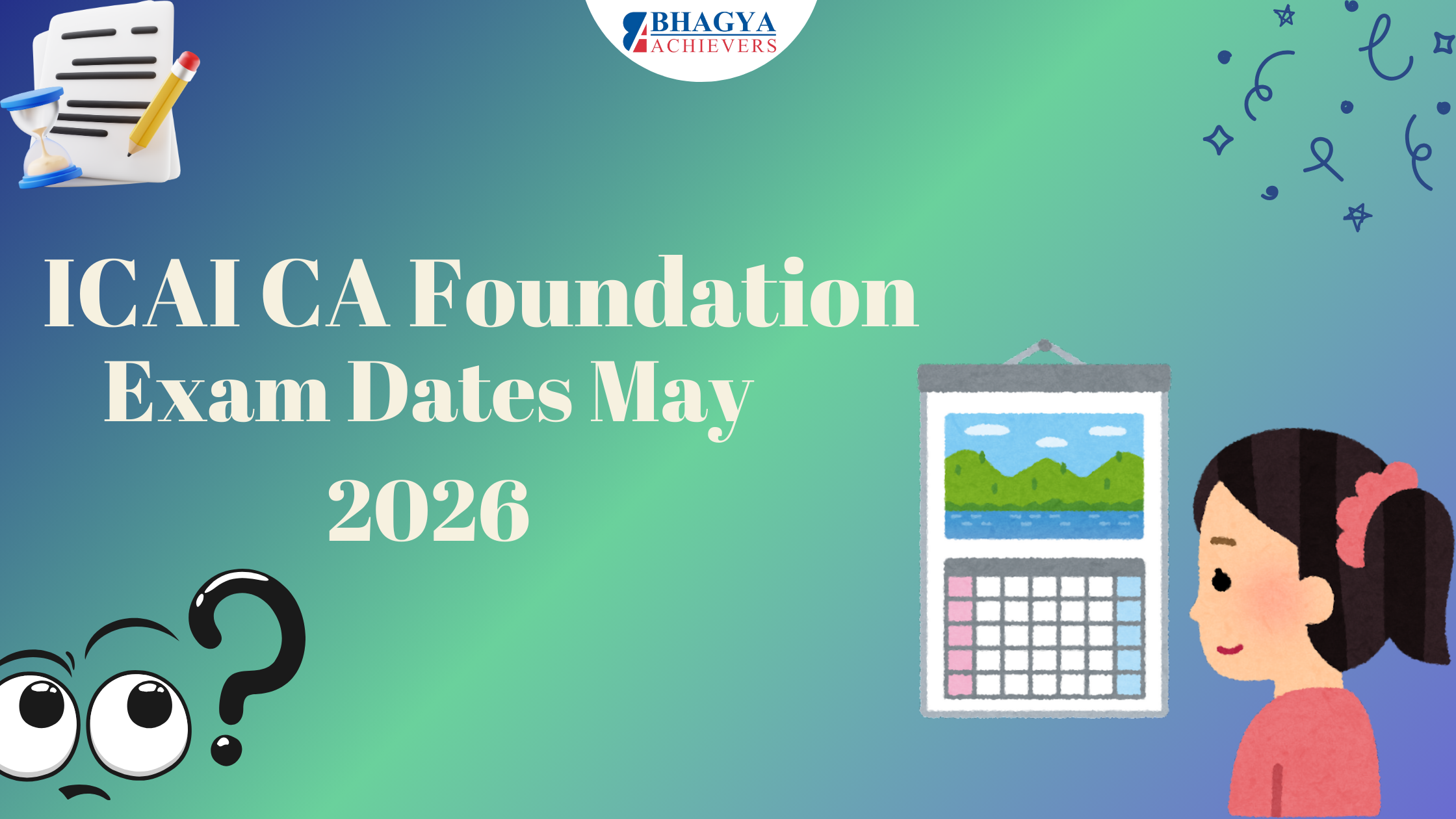 ICAI CA Foundation Exam Dates May 2026