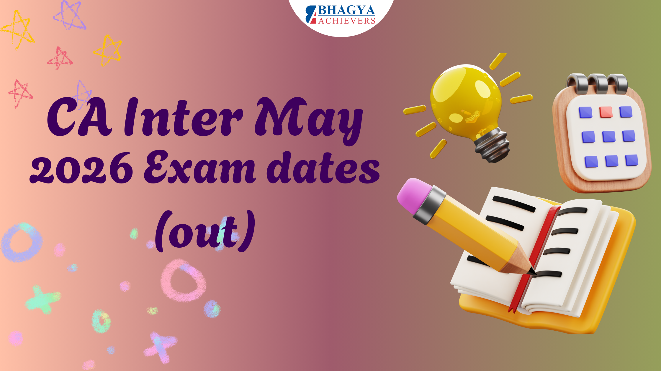 CA Inter May 2026 Exam dates: Out - Bhagya Achievers