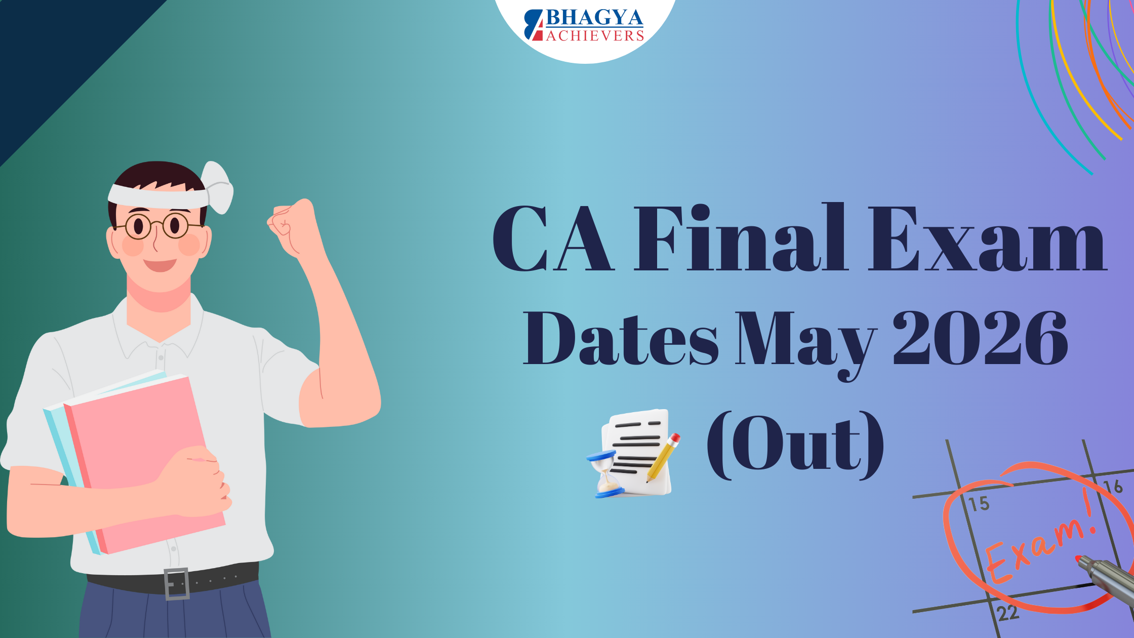 CA Final Exam dates May 2026: Out
