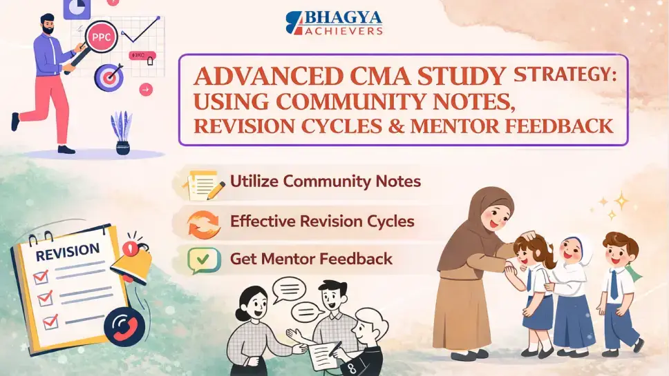 Advanced CMA Study Strategy: Using Community Notes, Revision Cycles & Mentor Feedback