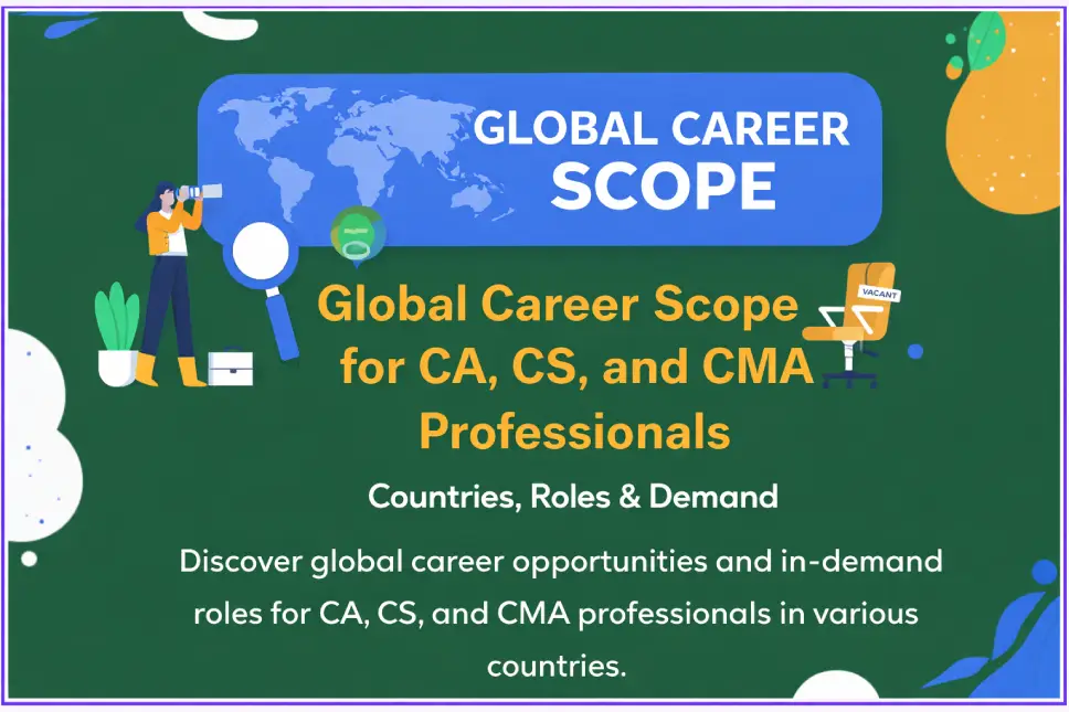 Global Career Scope for CA, CS, and CMA Professionals – Countries, Roles & Demand