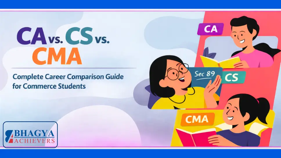 CA vs. CS vs. CMA – Complete Career Comparison Guide for Commerce Students