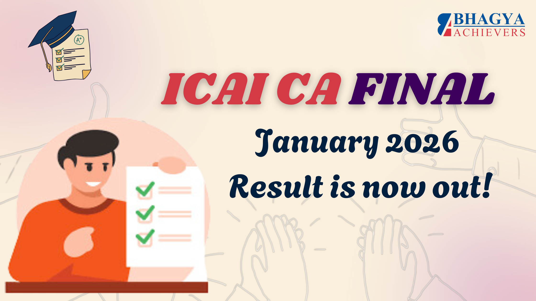 CA Final Result January 2026 out: Check ICAI CA Final Merit list & pass percentage