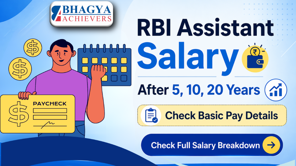 RBI Assistant Salary after 5, 10, 20 Years: Check Basic Pay Details