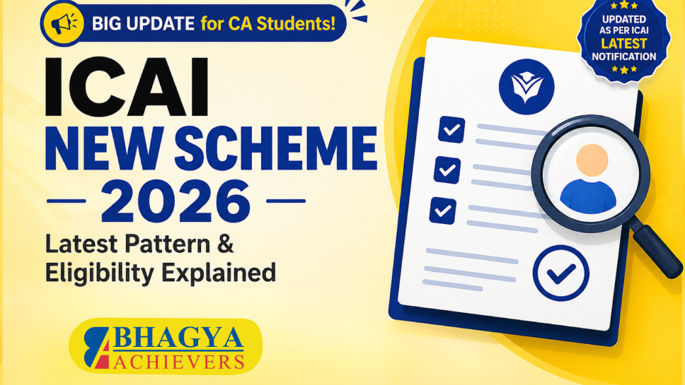 ICAI New Scheme of Education and Training: Latest Pattern & Eligibility