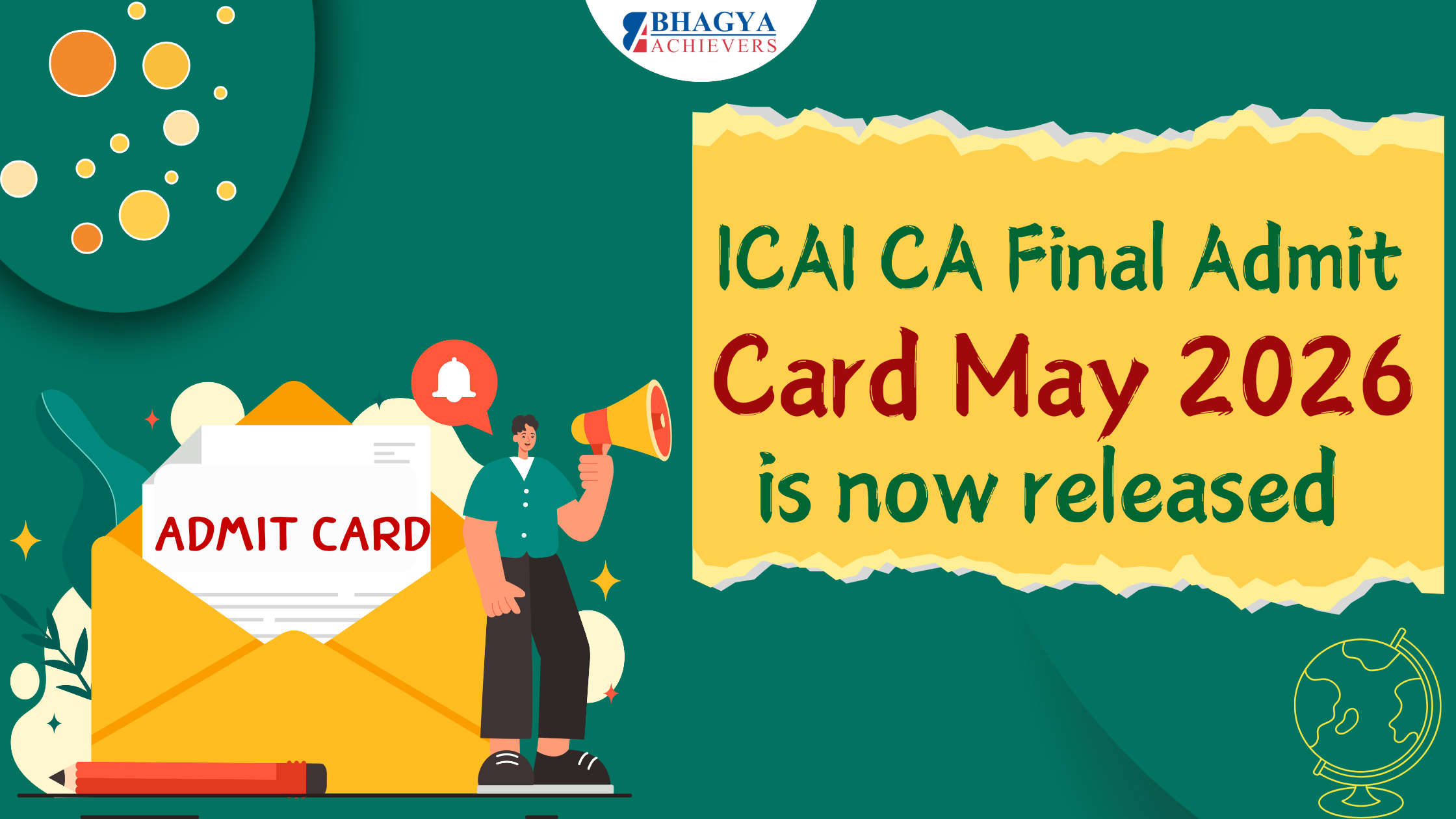 ICAI CA Final Admit Card May 2026