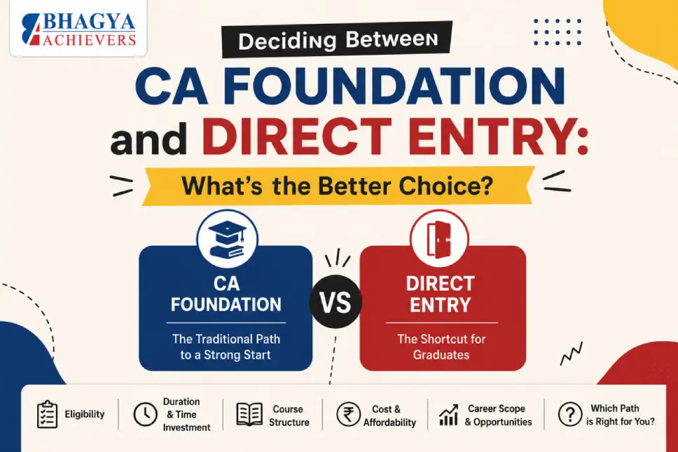 Deciding between CA Foundation and Direct Entry: What’s the Better Choice?