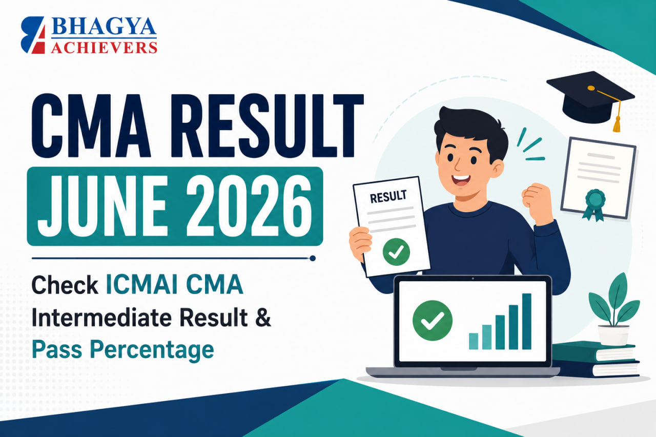 CMA Result June 2026: Check ICMAI CMA Intermediate result and Pass Percentage