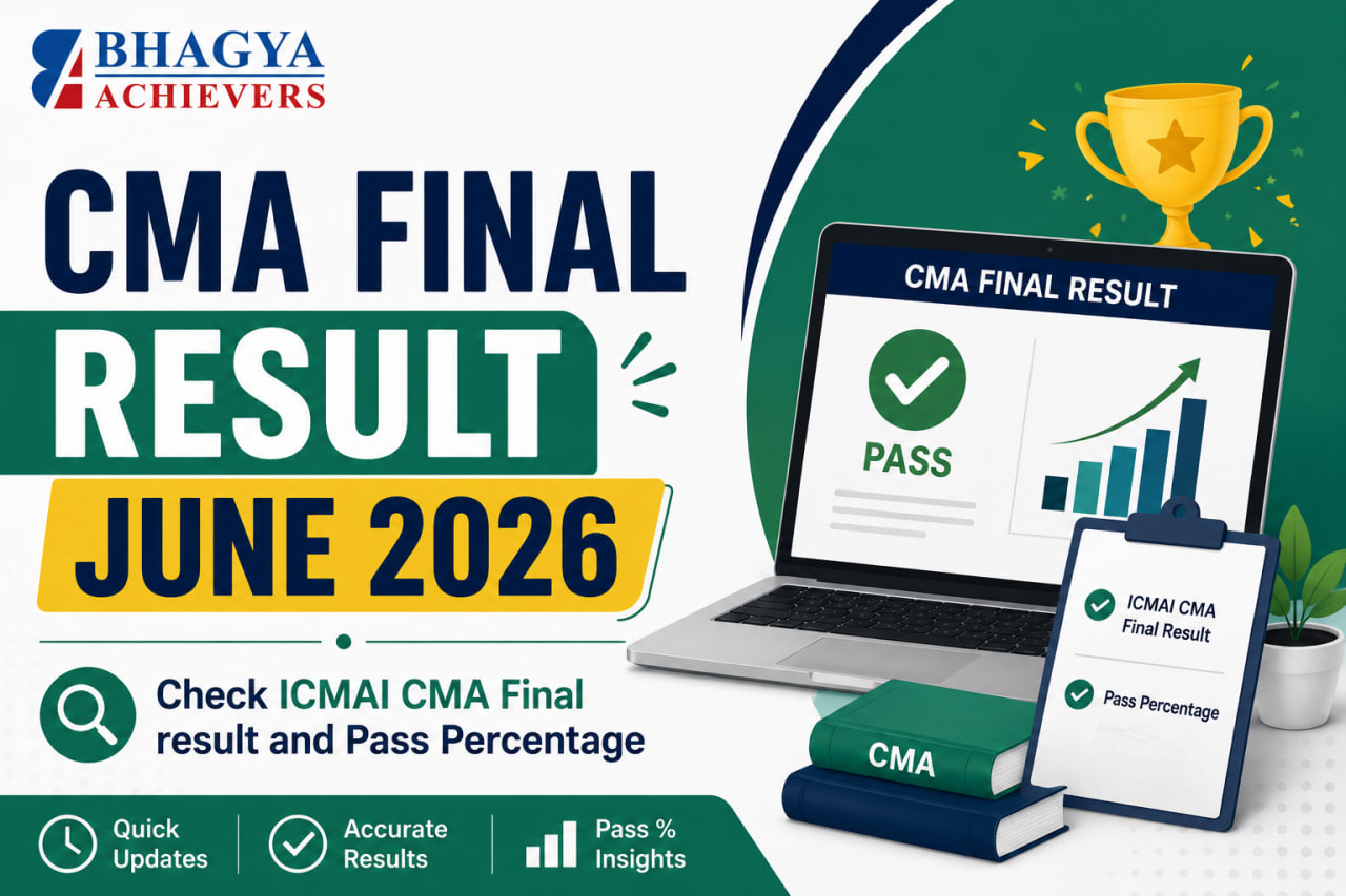 CMA Final Result June 2026: Check ICMAI CMA Final result and Pass Percentage