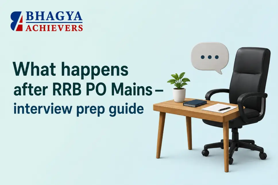 What happens after RRB PO Mains — interview prep guide