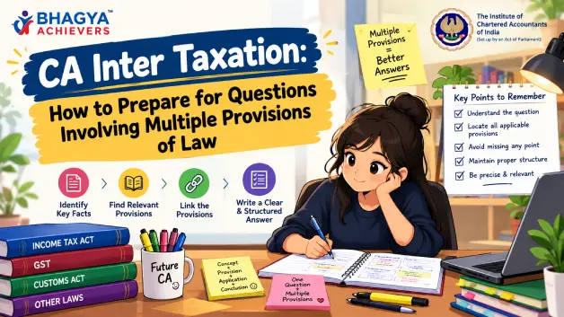 CA Inter Taxation: How to Prepare for Questions Involving Multiple Provisions of Law