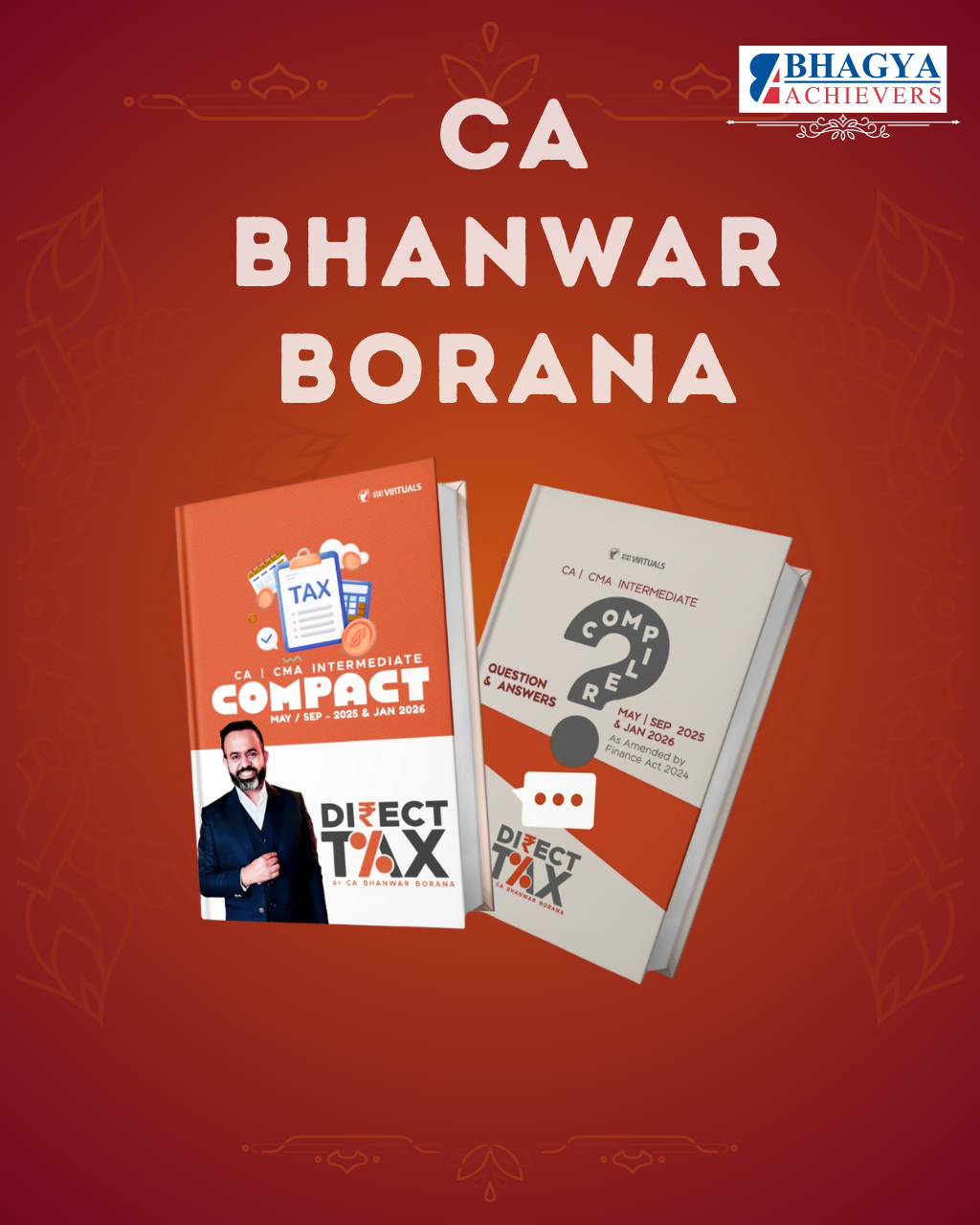 CA/CMA Inter Direct Tax Compact & Q/A Compiler By CA Bhanwar Borana For Sep 25 & Jan 26 Exam