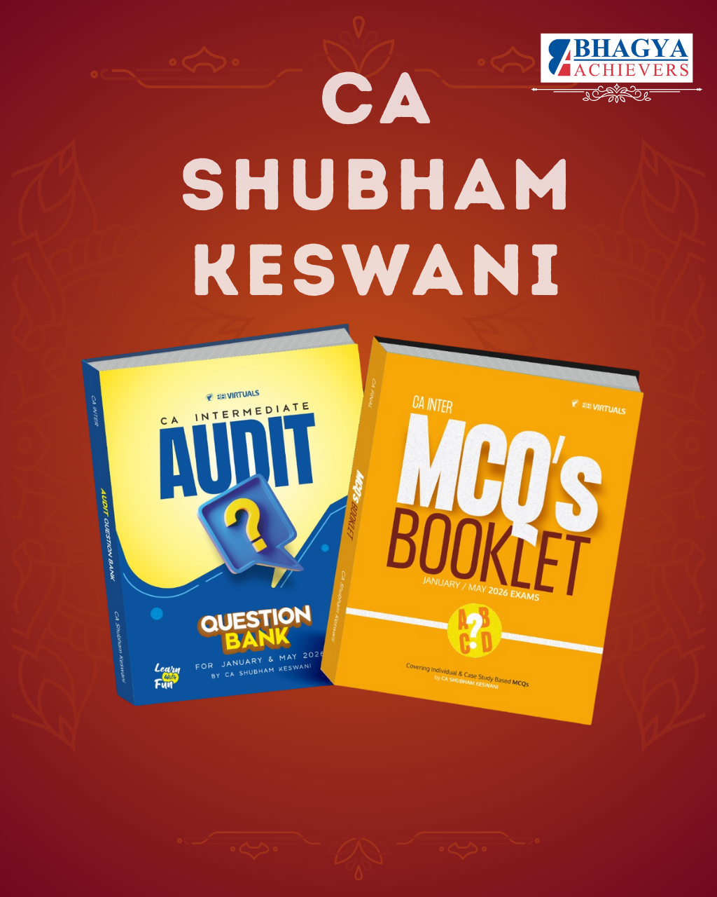 CA Inter Audit Question Bank & MCQ By CA Shubham Keswani For Jan/May 2026 Exams