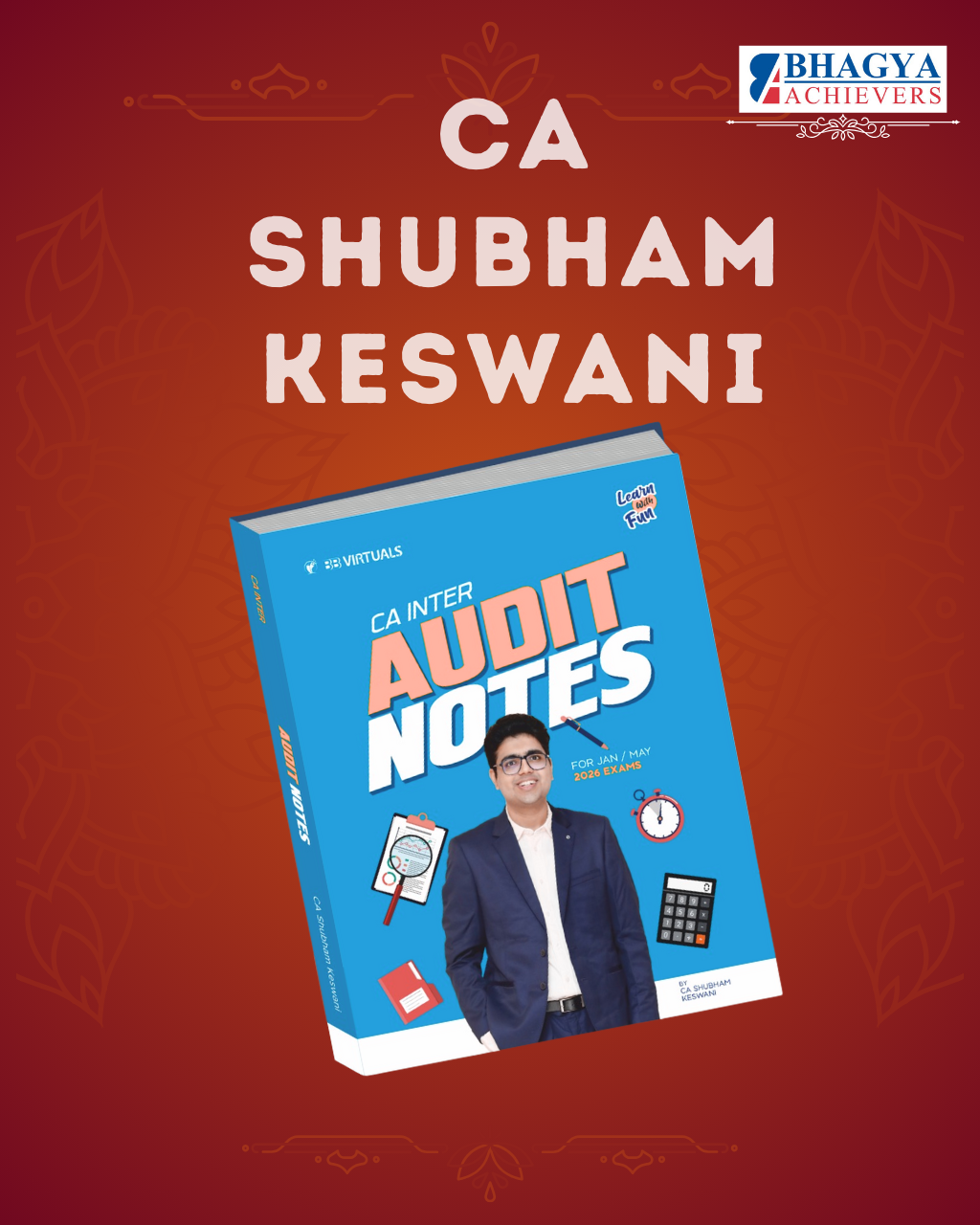 CA Inter Audit Notes By CA Shubham Keswani for Jan/May 2026 Exams