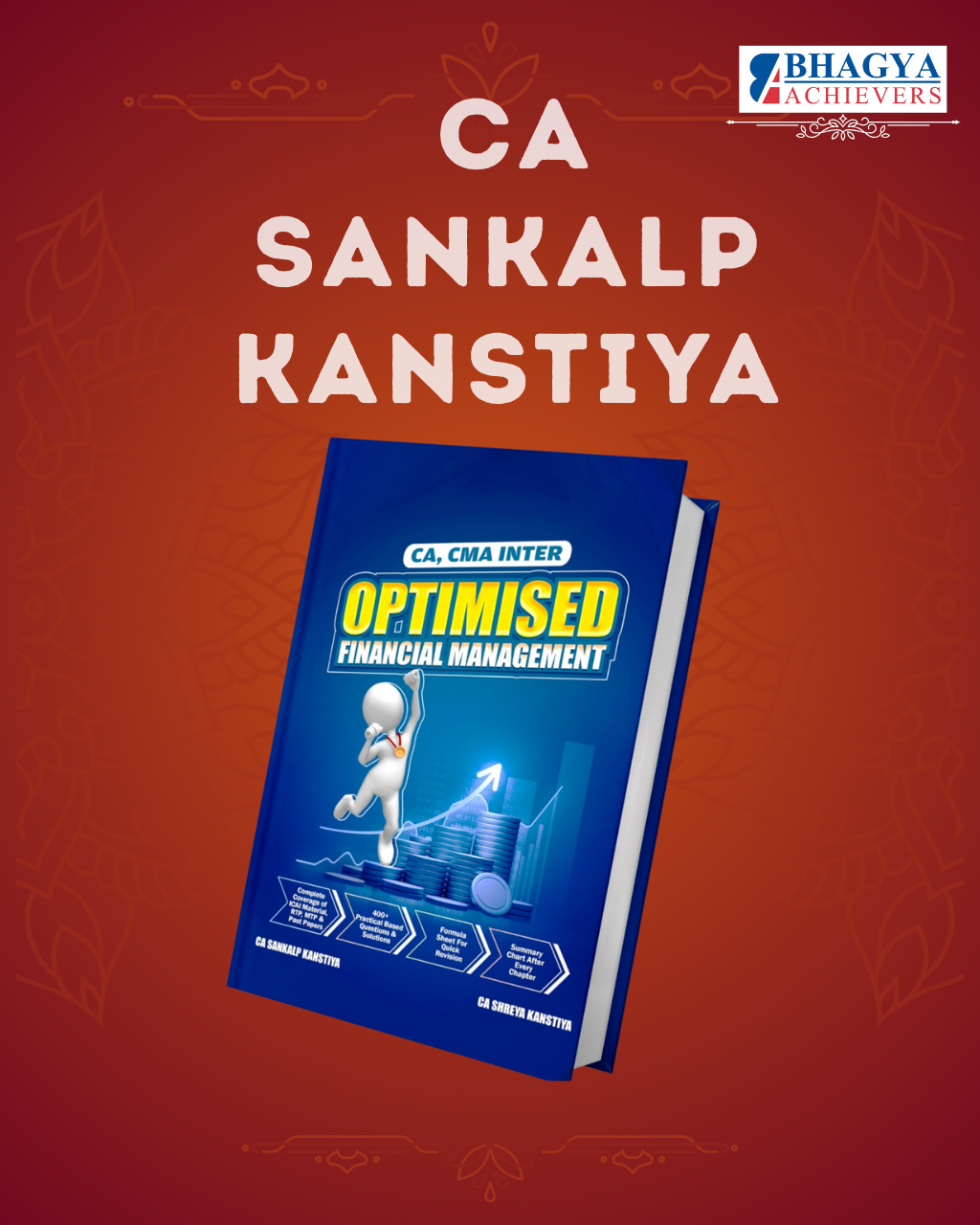 CA Inter Financial Management Optimsied Book By CA Sankalp Kanstiya Applicable For September 2025
