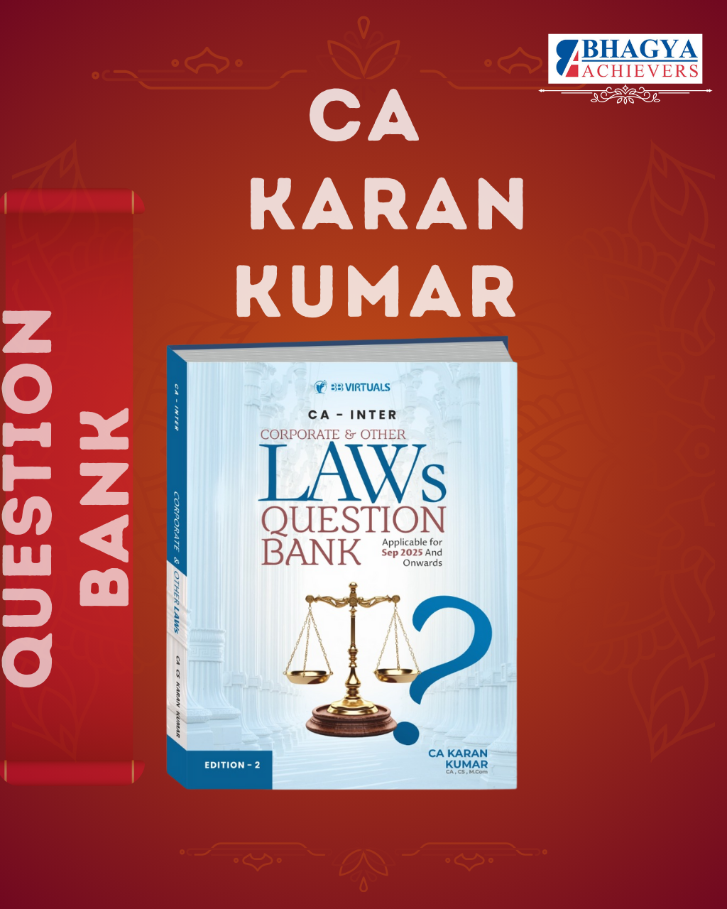 CA Inter Corporate & Other Laws Question Bank Applicable for Sep 25 & Onwards