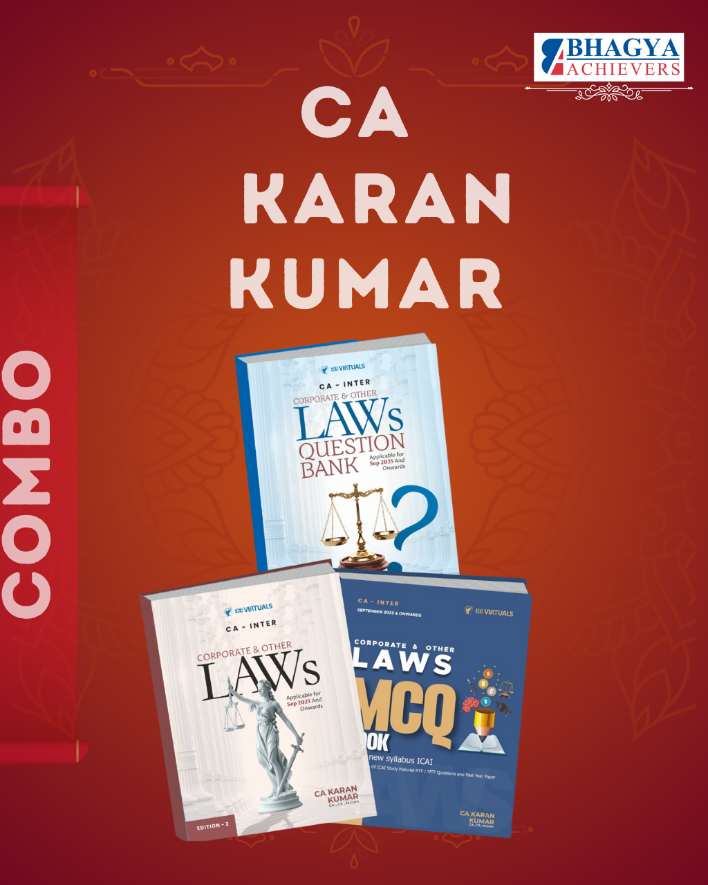 CA Inter Corporate & Other Laws Question Bank & Main Book With MCQ Applicable for Sep 25 & Onwards