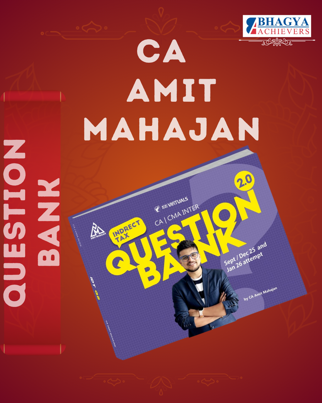 CA/CMA/CS - Inter/Exec IDT Question Bank for Sep/Dec 25 & Jan 26 By CA Amit Mahajan