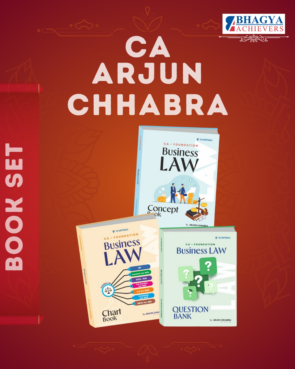 CA Foundation Business Law Book Set By CS Arjun Chhabra