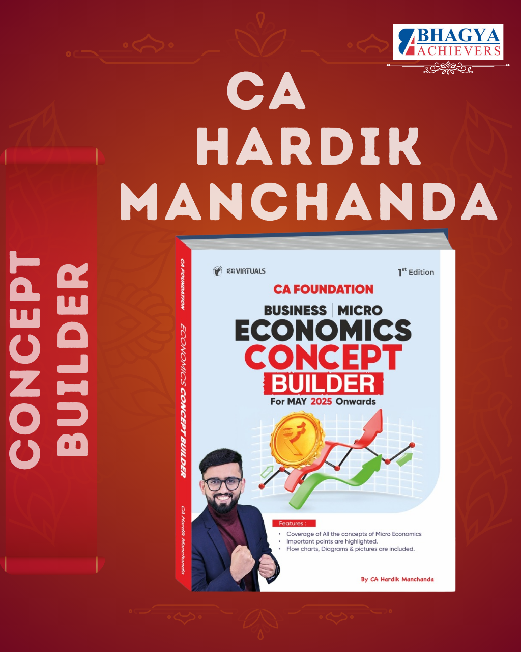 CA Foundation Micro Economics Concept Builder Book By CA Hardik Manchanda