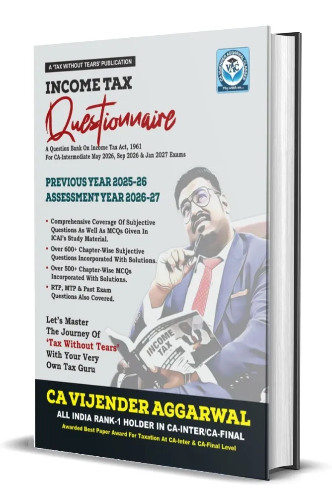 Income Tax Questionnaire For May 2026, Sep 2026 & Jan 2027 Exams