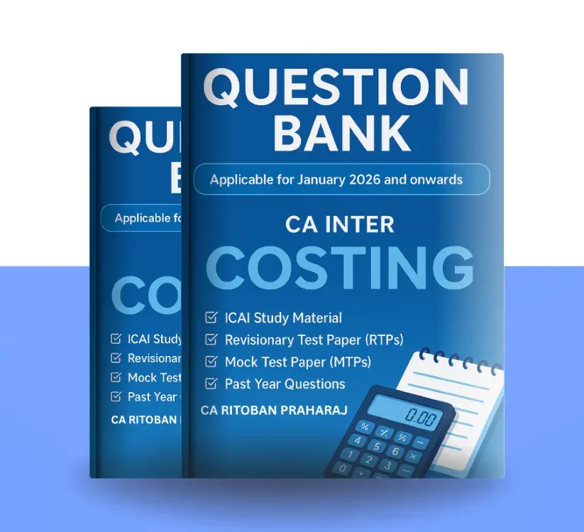 CA Inter Costing Question Bank For May 2026, Sept 2026 & Onwards