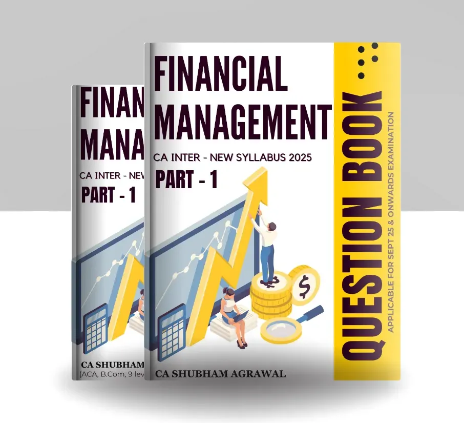 CA Inter Financial Management Question Book Part-1 for May 2026, Sept 2026 & Onwards
