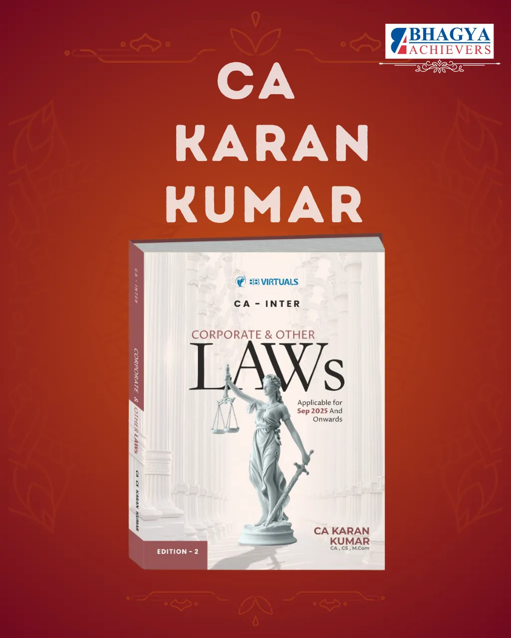 CA Inter Corporate & Other Laws Main Book Applicable For May 26
