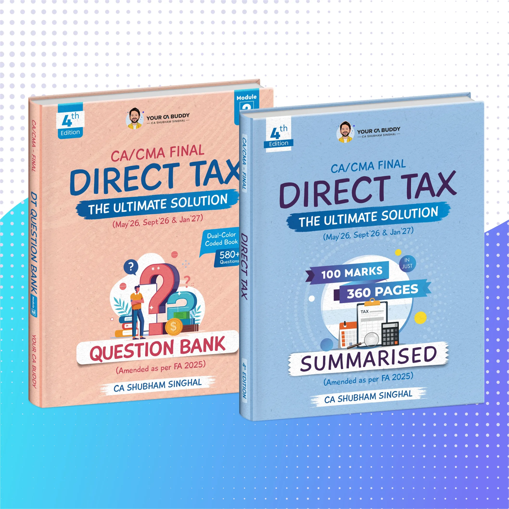 CA Final Direct Tax Summary Notes + Question Bank – 2026