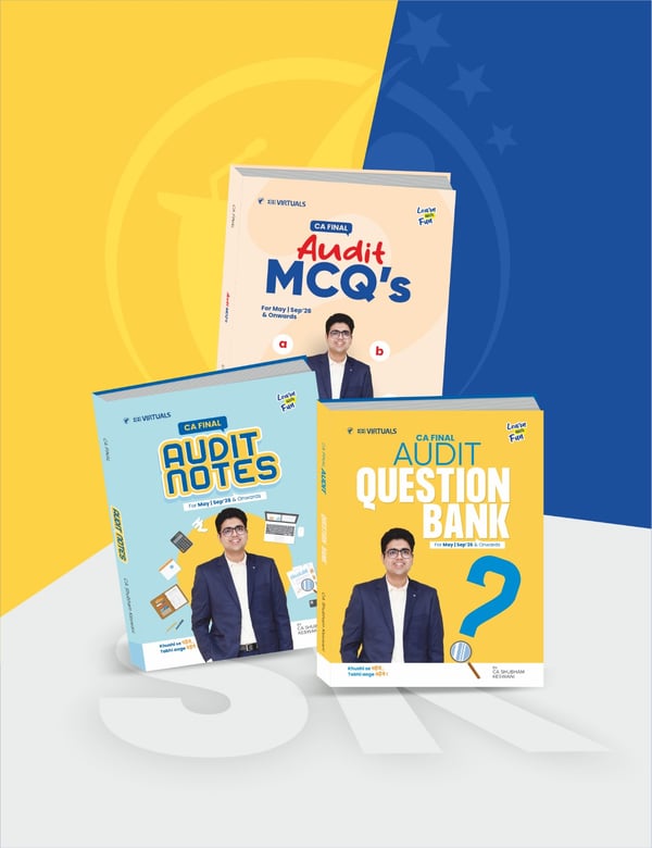 CA Final Combo Audit Notes and Question Bank With MCQ (New Scheme) By CA Shubham Keswani Applicable For Nov 26 Exams