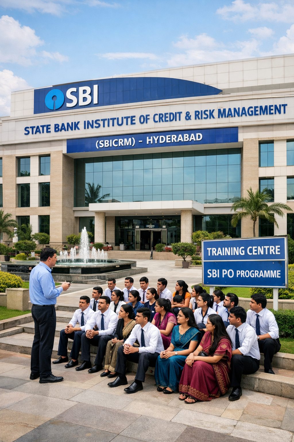 What is the location for training for SBI PO qualified?