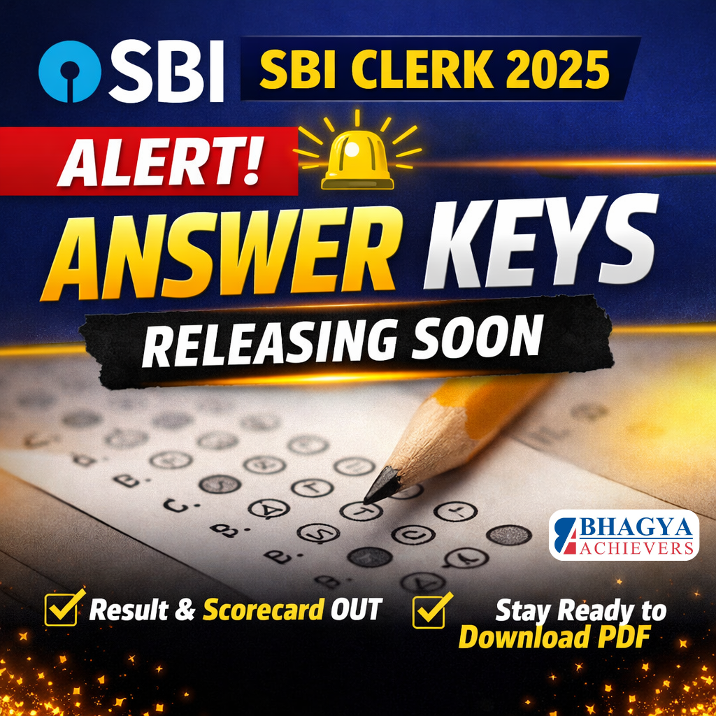 SBI Clerk Answer Key 2025 Update Official answer key will be released soon on SBI website ???? web link - https://sbi.bank.in/web/careers