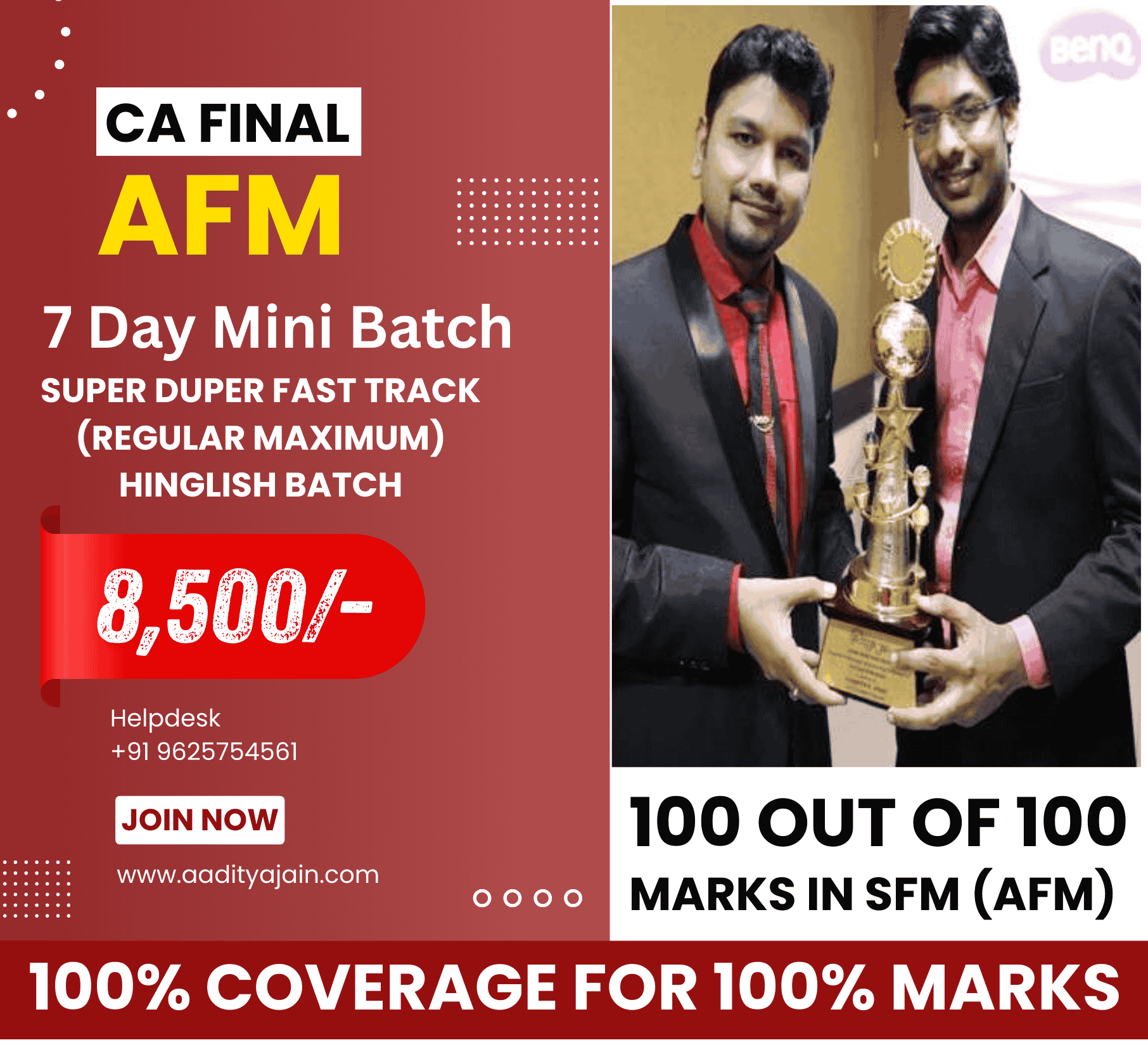 AFM Mini Batch Super Duper Fast Track Minimum (7 Days Batch)