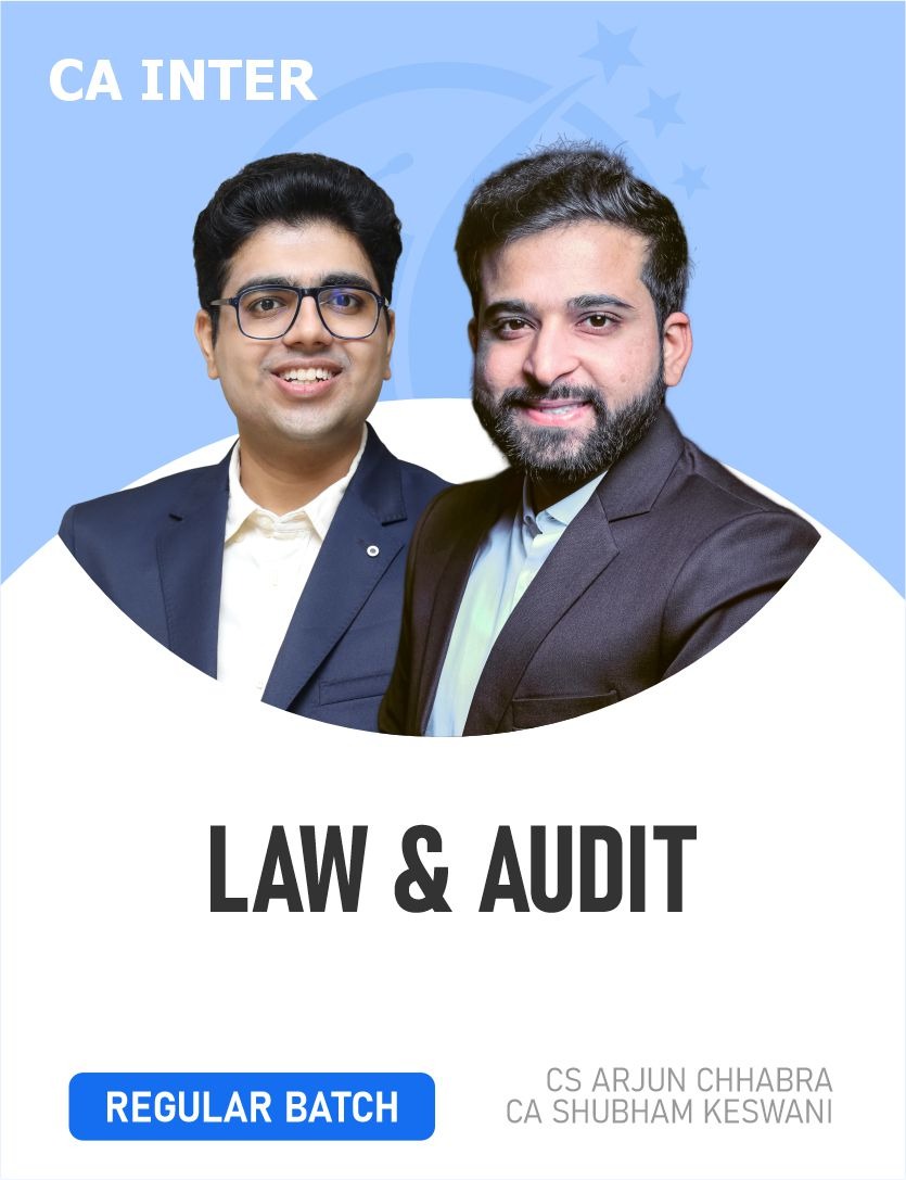CA Inter Corporate & Other Law & Audit (Regular Batch) For May , Sep 26 & Onwards.