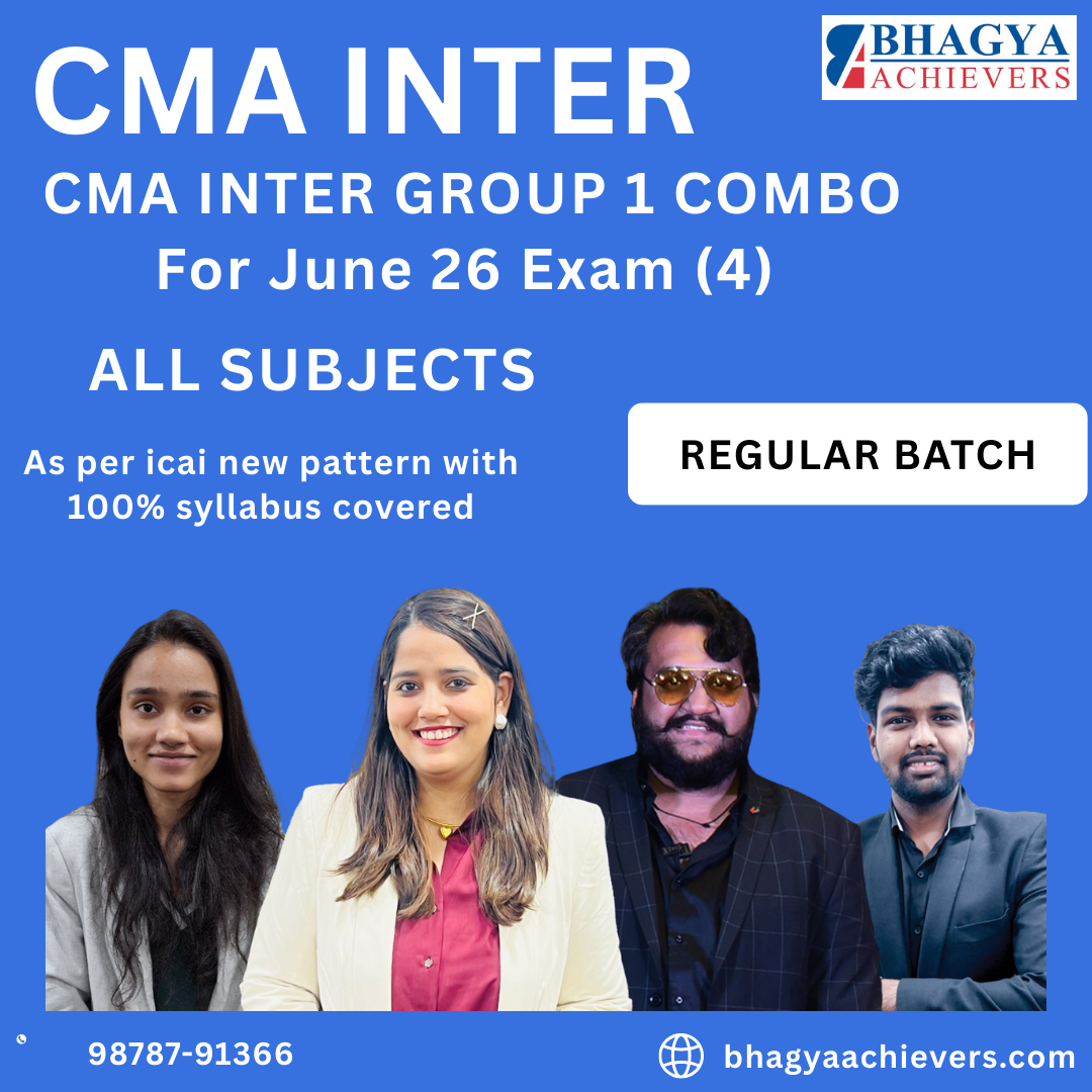 CMA Inter Group 1 Combo for June 26 Exam (4)