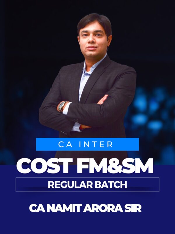 CA INTER COST FM & SM REGULAR BATCH COMBO NEW SCHEME