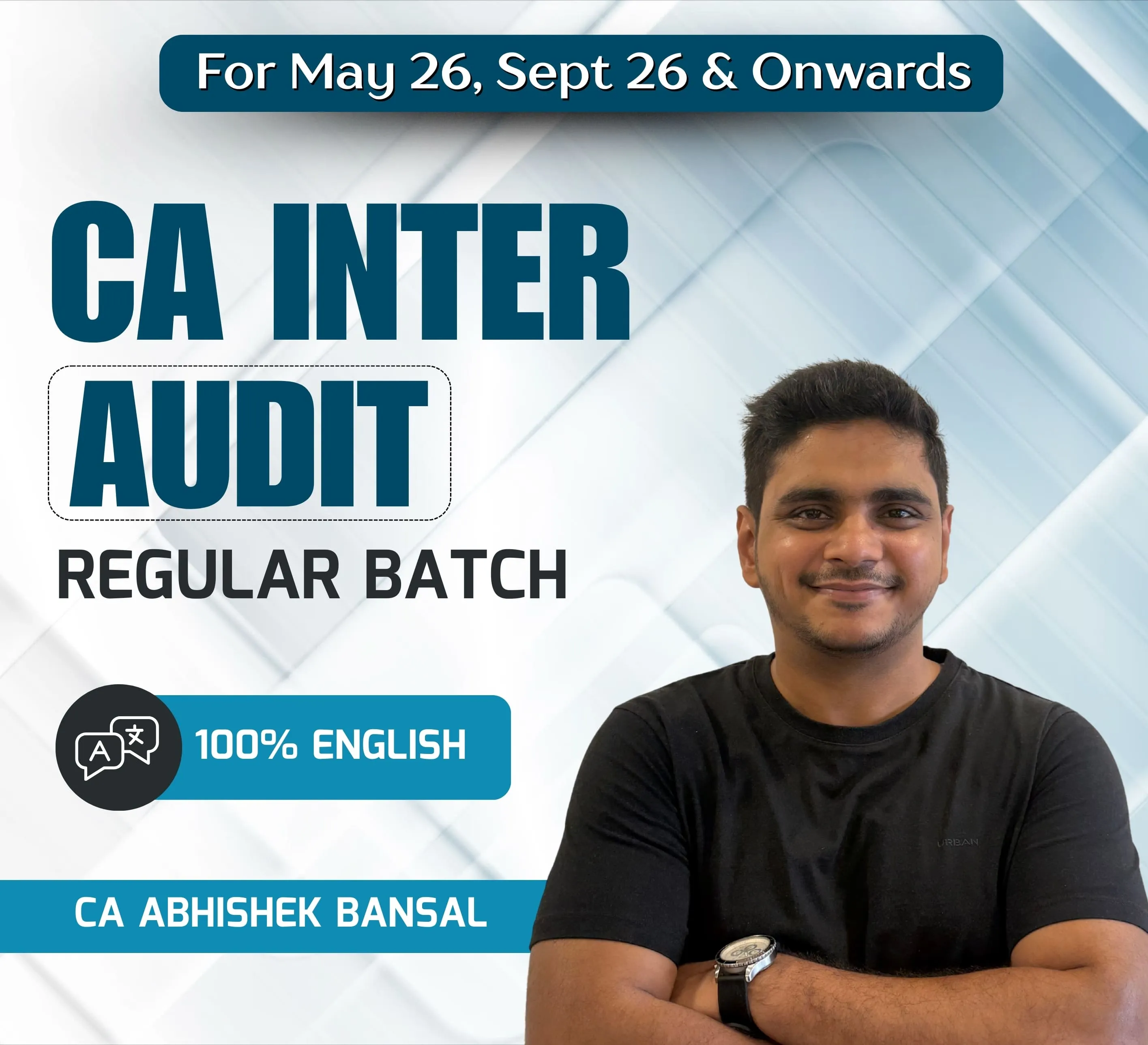 CA Inter Audit English Regular Batch For May 2026, Sept 2026 & Onwards