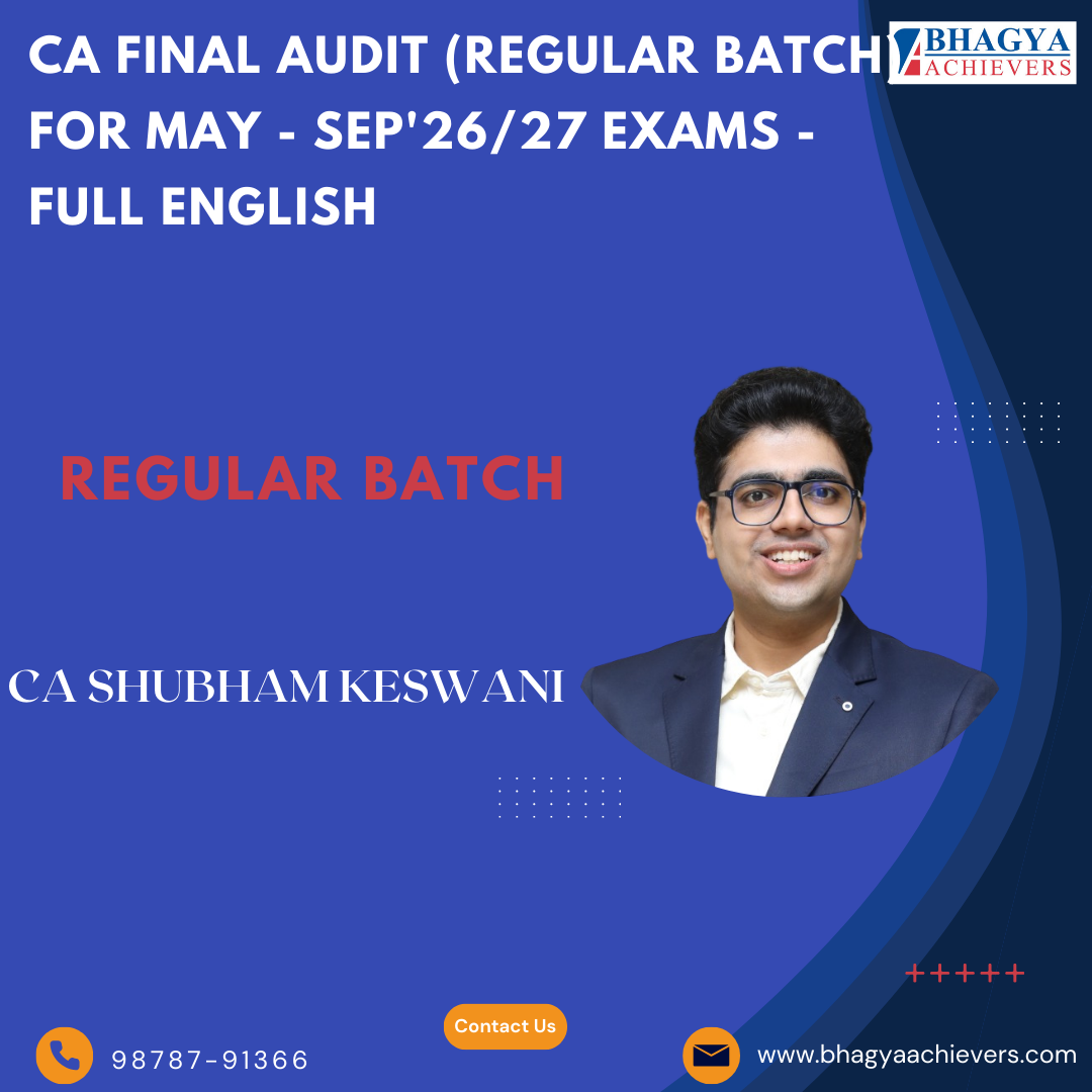 CA Final Audit (Regular Batch) For May - Sep'26/27 Exams - Full English