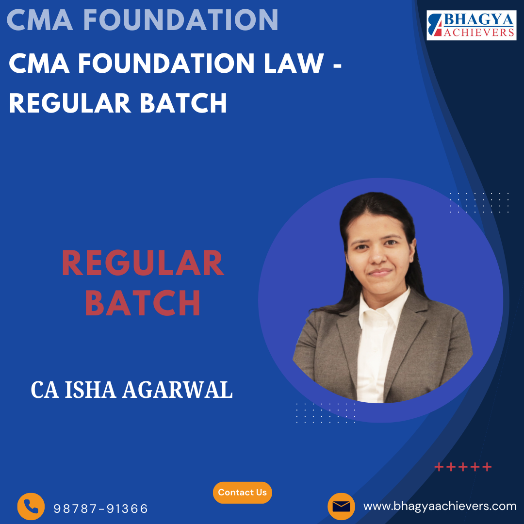 CMA Foundation Law - Regular Batch