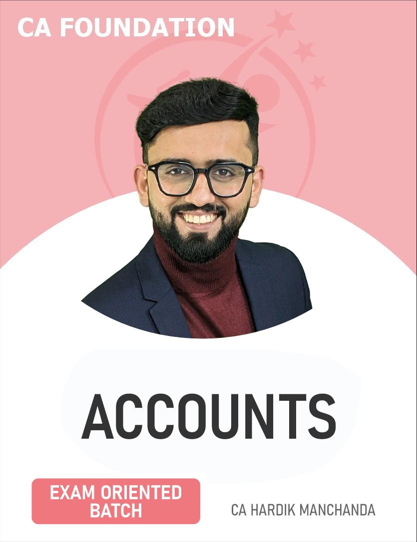 CA Foundation Accounts (Exam Oriented) For Jan & May 27 Exams