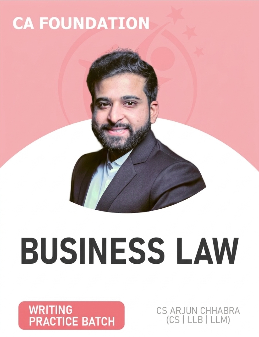 CA Foundation Business Law (Writing Practice Batch) For Jan 27 Exams
