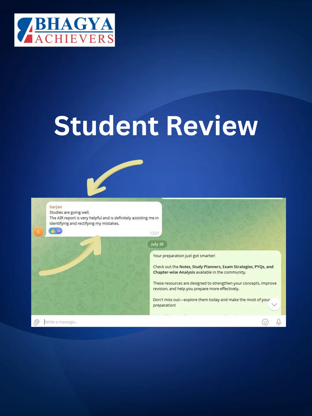 Students Reviews