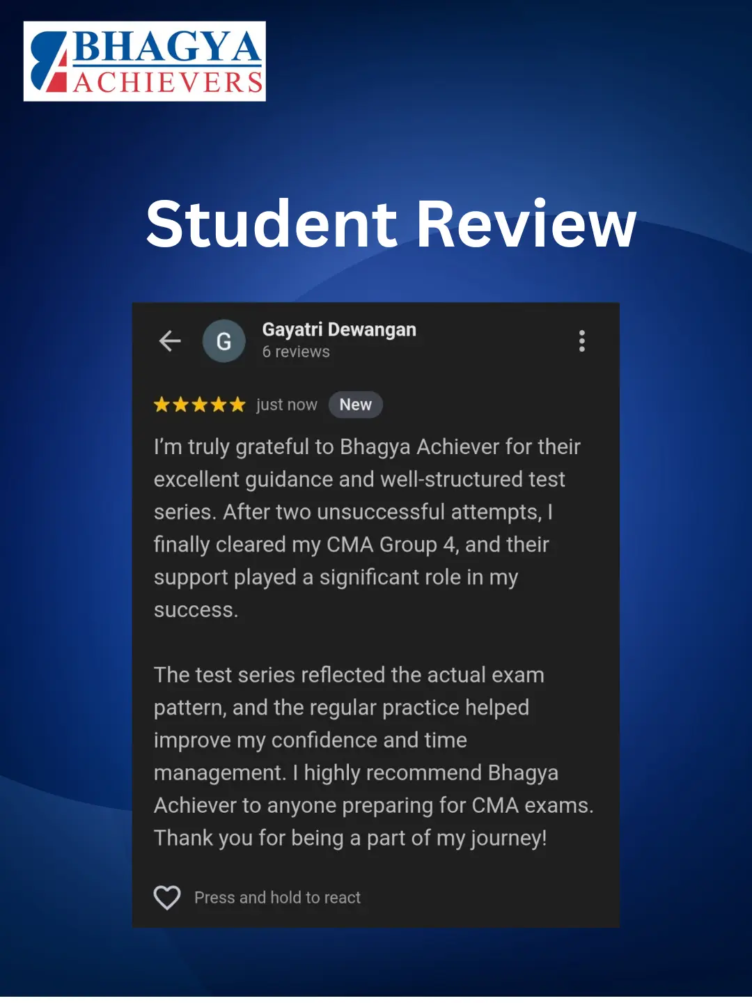 Students Reviews
