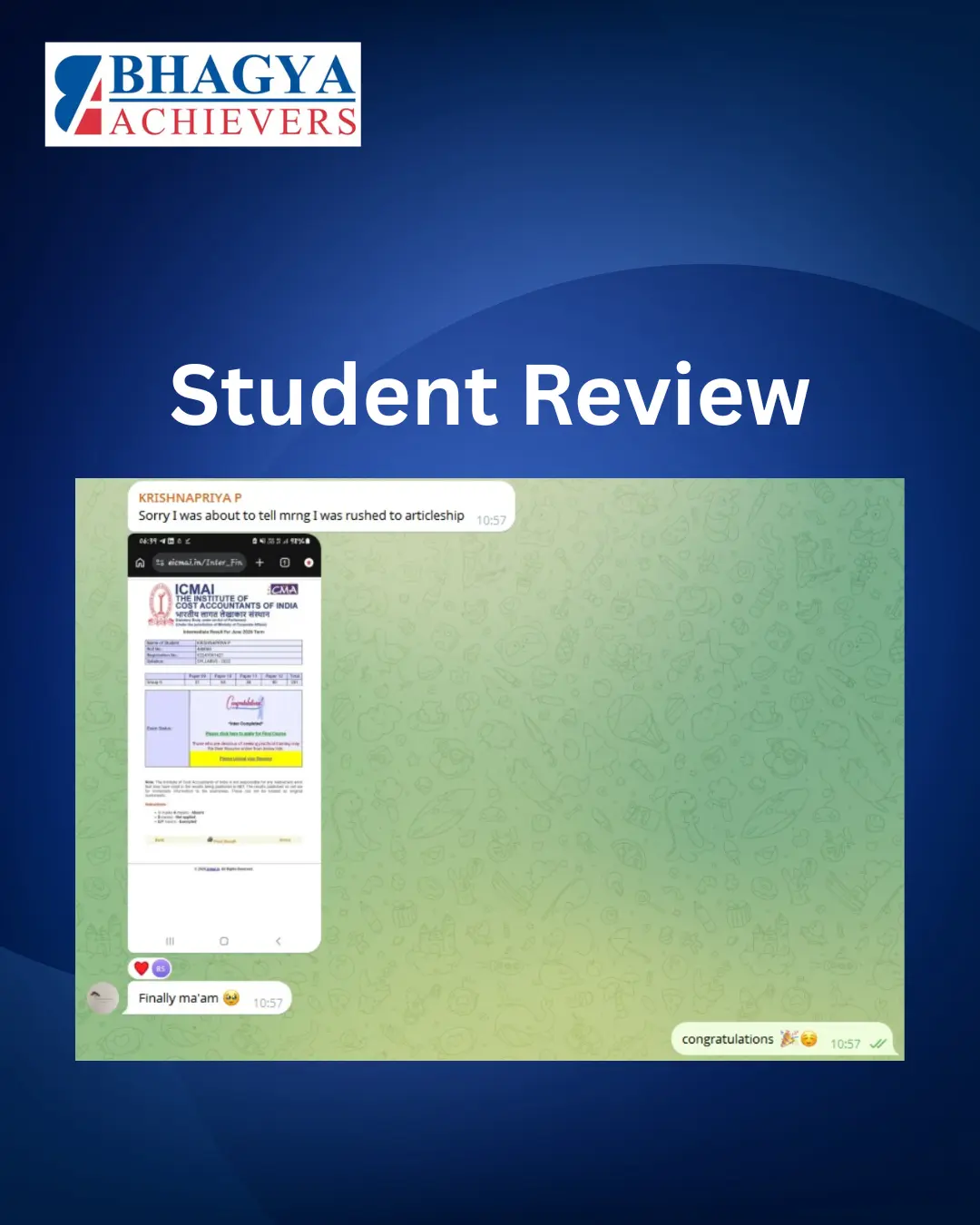 Students Reviews