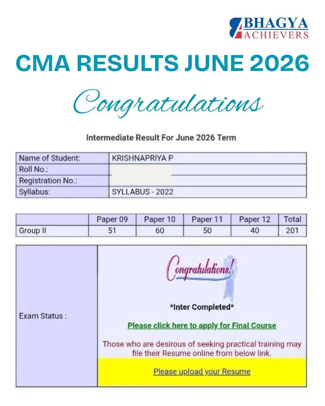 Past Results